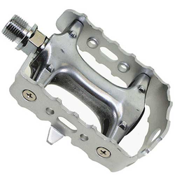 M-WAVE Pedale STEADY A4 MTB Alu silber eloxiert 9/16 Zoll - Produktbild - 2