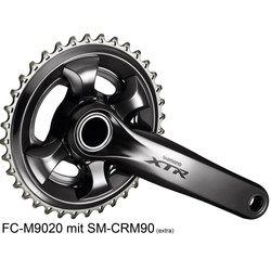 SHIMANO Kurbelgarnitur XTR FC-M9020 11-fach 165 mm ohne Kettenblatt - Produktbild - 1
