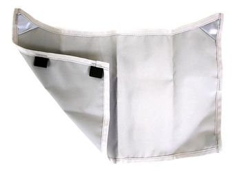 Burley Sonnenschutz D'Lite Cub 2010-2012 Grau – Passgenauer UV-Schutz für Kinderanhänger bis 580 Pixel Breite - Produktbild - 1