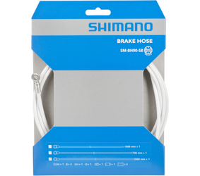 BREMSLEITUNG SM-BH90-SB, 2000 MM, WEIß, GERADE - BANJO, 1X BEFESTIGUNGSSCHRAUBE - Produktbild - 2