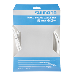 SHIMANO Bremszug-Set Road SIL-TEC beschichtet Weiß - Produktbild - 1