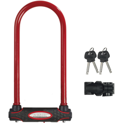 BÜGELSCHLOß/8195COLW + HALTER ROT 280MMX110X13MM ROT - Produktbild - 1
