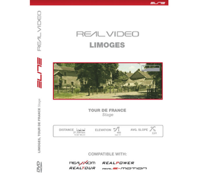 Elite DVD Limoges TDF Rennrad-Trinkflasche kompatibel mit Real Axion Power Tour 750 ml - Produktbild - 2