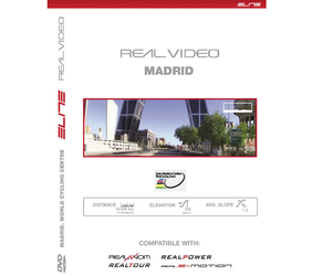 Elite DVD Madrid World Championship Rollentrainer für Real Axion Power Tour Modelle, kompatibel, leistungsstark, rutschfest - Produktbild - 2