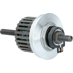 SHIMANO Dynamoeinheit 140 mm für Mutterntyp 140 mm DH-3D32-NT Silber - Produktbild - 1