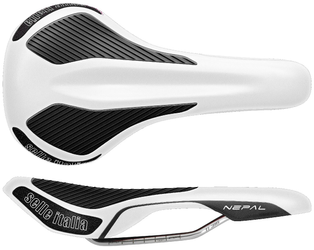 Selle Italia Nepal Ti L Rennrad Sattel Weiß leicht robust 280x140 mm - Produktbild - 1