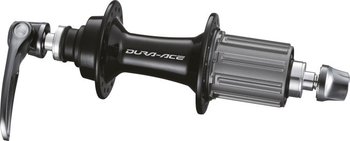Shimano DURA-ACE FH-9000 Hinterradnabe 11-fach 24 Loch Aerospeichen Schnellspanner - Produktbild - 1