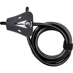 Master Lock Kabelschloss Python 8417 Schwarz 5 mm x 1800 mm Schlüssel - Produktbild - 1
