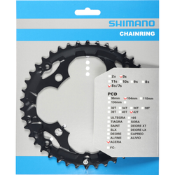 Shimano Acera Kettenblatt mit 42 Zähnen für die Kurbel FC-M361 mit Kettenschutzring - Produktbild - 1