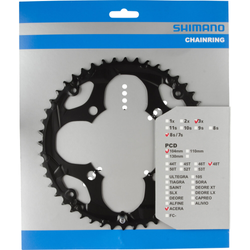 Y1KN98060-172678-172678.jpg Shimano Acera Kettenblatt FC-M361 mit 48 Zähnen, Lochkreis 104 mm, 4-Arm, schwarz - Produktbild - 1