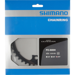 SHIMANO Kettenblatt ULTEGRA FC-6800 39 Zähne Schwarz - Produktbild - 1