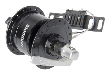 Shimano Nabendynamo DH-3N72 3 Watt 36 Loch Schwarz für Felgenbremse - Produktbild - 1 Shimano Nabendynamo DH-3N72 3 Watt 36 Loch Schwarz für Felgenbremse - Produktbild - 1