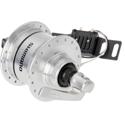 EDH3D72BSG-176663-176663.jpg SHIMANO Nabendynamo DH-3D72 6 Volt/3 Watt 32 Loch Center-Lock Silber - Produktbild - 1