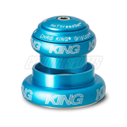 Chris King NoThreadSet Tapered Steuersatz, Edelstahl-Lager, 1 1/8"-1.5", GripLock, EC34/28.6 | EC44/40, matte turquoise - Produktbild - 1
