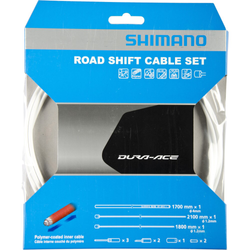 Y63Z98920-178996-178996.jpg SHIMANO Schaltzug-Set Road polymerbeschichtet Weiß - Produktbild - 1