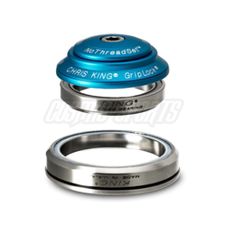 Chris King DropSet 2 Tapered Steuersatz, Edelstahl-Lager, 1 1/8"-1.5", GripLock, IS42/28.6 | IS52/40 45x45, matte turquoise - Produktbild - 1