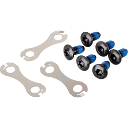 Y8KT98010-179831-179831.jpg SHIMANO Befestigungsschrauben Bremsscheibe BR-M395 Rot HR inkl. Unterlegscheibe - Produktbild - 1