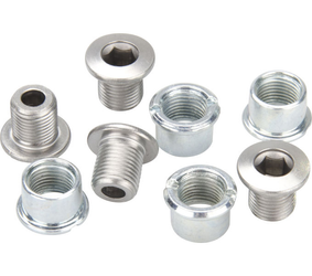 SHIMANO Kettenblattschrauben mit Mutter M8x8.5 mm für doppeltes Kettenblatt (4 Satz) - Produktbild - 1 SHIMANO Kettenblattschrauben mit Mutter M8x8.5 mm für doppeltes Kettenblatt (4 Satz) - Produktbild - 1