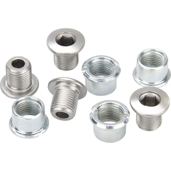 Y1LV98050-179865.jpg SHIMANO Kettenblattschrauben mit Mutter M8x8.5 mm für doppeltes Kettenblatt (4 Satz) - Produktbild - 1