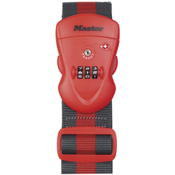 Master Lock Gepäckgurt mit Zahlenschloss Rot 950 - 2000 mm - Produktbild - 1