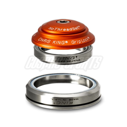 Chris King DropSet 2 Tapered Steuersatz, Edelstahl-Lager, 1 1/8"-1.5", GripLock, IS42/28.6 | IS52/40 45x45, matte mango - Produktbild - 1