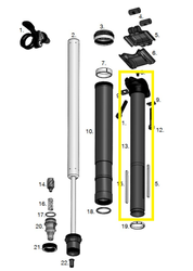 Crankbrothers Highline 1.0 Quill Assembly Schafteinheit, V1 100Mm - Produktbild - 1