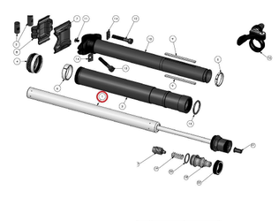 Crankbrothers Highline Cartridge Kartusche, 6Mm Schaft, V2 150Mm - Produktbild - 1