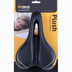 Sattel Velo Plush Herren, DEEP CHANNEL, schwarz/grau - Produktbild - 2