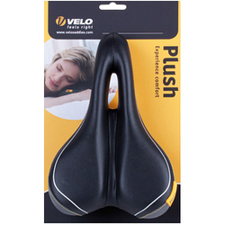 Sattel Velo Plush Herren, DEEP CHANNEL, schwarz/grau - Produktbild - 1