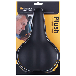 Sattel Velo Plush Unisex, HONEYCOMB GEL, schwarz/grau - Produktbild - 1