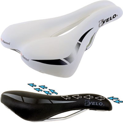 Sattel Velo Damen, Wide:channel, weiß - Produktbild - 2