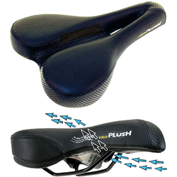 Sattel Velo Damen, DEEP CHANNEL Trekking, schwarz - Produktbild - 2