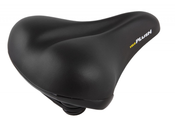 Sattel Velo Unisex, ELASTOMER City, schwarz - Produktbild - 1