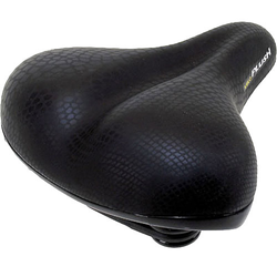 Sattel Velo Unisex, ELASTOMER City, schwarz - Produktbild - 2
