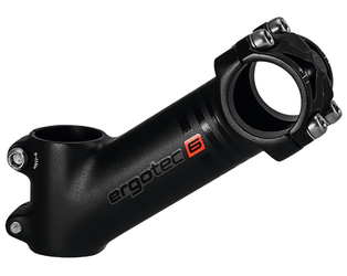 A-Head Vorbau Ergotec High Piranha 2 Alu, schwarz, 1 1/8",Ø 31,8mm,110mm, 35° - Produktbild - 1