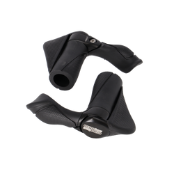 Humpert MTB-Multi-Flex Ergonomic Lenkergriffe Ergotec AKSB 10 Schwarz Silber 87 mm Ø 22 mm - Produktbild - 2