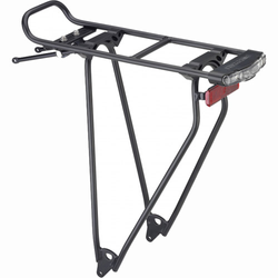 Racktime Standit Shine System-Gepäckträger 28 Zoll Aluminium schwarz 740 g für City- und Trekkingräder - Produktbild - 1 Racktime Standit Shine System-Gepäckträger 28 Zoll Aluminium schwarz 740 g für City- und Trekkingräder - Produktbild - 1