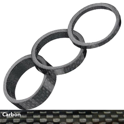 Humpert Carbon Spacer 1 1/8 Zoll 3 mm für Fahrrad Gabelsteigerung - Produktbild - 1