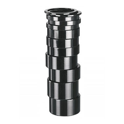 Spacer 1 1/8" - Humpert Alu 2mm schwarz - Produktbild - 2