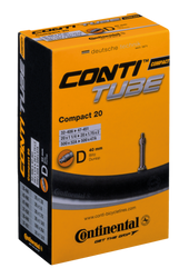 103-20-10000-4019238556346-1-189338-189338.png Continental Schlauch Compact 20 Zoll 40 mm DV für MTB Kinderfahrrad - Produktbild - 1