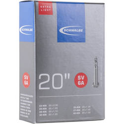 Schwalbe SV 6 A extra leicht 20x1 1/8-1.50" 23/40-406 SV 40mm - Produktbild - 1