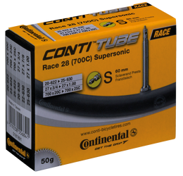 Continental Race 28 Supersonic Fahrradschlauch SV 60 mm für Rennräder - Produktbild - 1