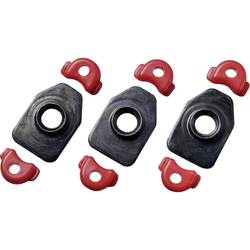 SHIMANO Gewindeeinsätze für SH-RC9, 3 Gewindeeinsätze, 6 Gummi-Spac - Produktbild - 1