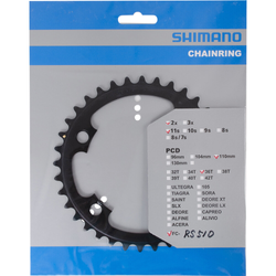 SHIMANO Kettenblatt FC-RS510 36 Zähne Schwarz - Produktbild - 1
