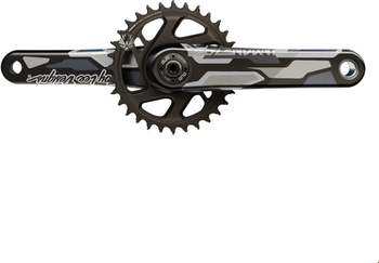 Kurbelgarnitur Descendant Eagle DUB DH CoLab Troy Lee Designs 170 mm / 36-22T / 56,5 mm / schwarz-rot - Produktbild - 2