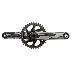 Kurbelgarnitur Truv.Desc.CoLab TroyLee DH DUB73 165 o.DUB-Lager,10-11f.car,sw,32Z.X-Syn2,DM - Produktbild - 1