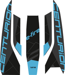 Aufkleber Set Shimano Batterie E-Fire Tour F2500 Anthra My19 - Produktbild - 1