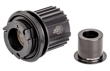 Freilauf/Rotor Umrüstkit Shimano für 3-Klinken, DT SWISS
Shimano Micro Spline Kassettenaufnahme, Material: Stahl, Ausführung: Standard mit Standard-Lagern, mit Endkappe
Größe: 12 x 142/148 mm, Farbe: Schwarz, Gewicht: 124 g, VE: 1 Kit - Produktbild - 1