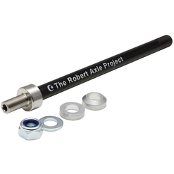 Kid Axle - Steckachse für Fahrradanhänger, The Robert Axle Project
Enthaltene Spacer: 6 mm Flat, 6 mm Tapered
Größe: M12x1.0 154/160/167 , Farbe: Schwarz, Gewicht: 100 g, VE: 1 Stk. - Produktbild - 1