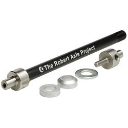 BOB Axle - Steckachse für BOB Anhänger, The Robert Axle Project
Enthaltene Spacer: 6 mm Flat, 6 mm Tapered
Größe: M12x1.0 154/160/167 , Farbe: Schwarz, Gewicht: 126 g, VE: 1 Stk. - Produktbild - 1